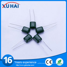 Десять наименований Высоковольтный зеленый полиэфирный пленочный конденсатор